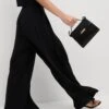 Knife Pleat High Waisted Trousers 1 Knife Pleat High Waisted Trousers -M&S Knife Pleat High Waisted Trousers