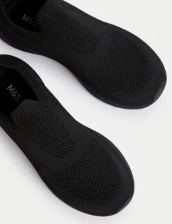 Knitted Slip On Trainers -M&S Knitted Slip On Trainers 2