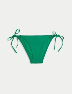 M&S -M&S Knot Detail Tie Side Bikini Bottoms 1