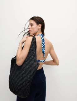 Knot Front Halterneck Plunge Bikini Top -M&S Knot Front Halterneck Plunge Bikini Top 3