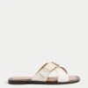 Leather Buckle Flat Square Toe Mules 2 Leather Buckle Flat Square Toe Mules -M&S Leather Buckle Flat Square Toe Mules