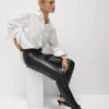 Leather Look Leggings -M&S Leather Look Leggings