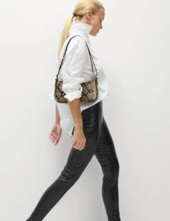 Leather Look Leggings -M&S Leather Look Leggings 2