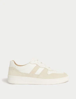 Leather Side Detail Trainers