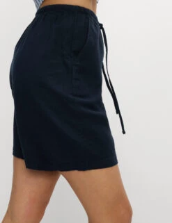 Linen Rich High Waisted Shorts 26 Linen Rich High Waisted Shorts -M&S Linen Rich High Waisted Shorts 4