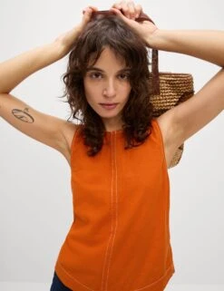 Linen Rich Regular Fit Vest 25 Linen Rich Regular Fit Vest -M&S Linen Rich Regular Fit Vest 4