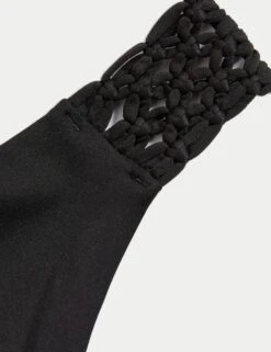 Macrame Detail High Leg Bikini Bottoms -M&S Macrame Detail High Leg Bikini Bottoms 5