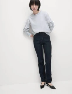 Magic Shaping High Waisted Straight Leg Jeans -M&S Magic Shaping High Waisted Straight Leg Jeans 4