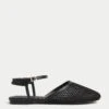 Mesh Ankle Strap Flat Sandals -M&S Mesh Ankle Strap Flat Sandals