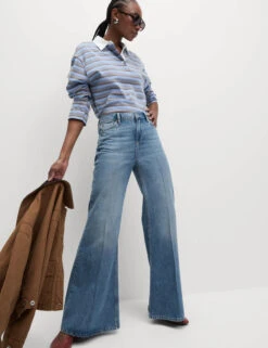 Mid Rise Flared Jeans -M&S Mid Rise Flared Jeans 2