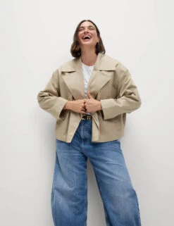 Mid Rise Relaxed Horseshoe Jeans -M&S Mid Rise Relaxed Horseshoe Jeans 3