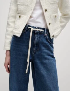 Mid Rise Wide Leg Jeans With Lyocell -M&S Mid Rise Wide Leg Jeans with Lyocell 2