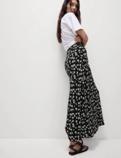 Midaxi Floral Slip Skirt