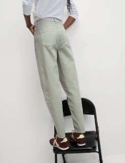 Mom High Waisted Colour Ankle Grazer Jeans -M&S Mom High Waisted Colour Ankle Grazer Jeans 2
