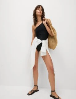 Neoprene Padded One Shoulder Swimsuit 21 Neoprene Padded One Shoulder Swimsuit -M&S Neoprene Padded One Shoulder Swimsuit 2