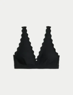 Neoprene Scallop Bikini Top 23 Neoprene Scallop Bikini Top -M&S Neoprene Scallop Bikini Top 1