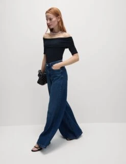 Off The Shoulder Bardot Top -M&S Off The Shoulder Bardot Top 3