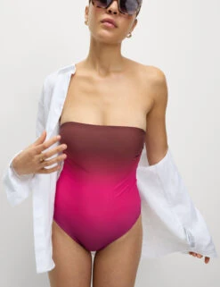 Ombre Bandeau Swimsuit -M&S Ombre Bandeau Swimsuit 5