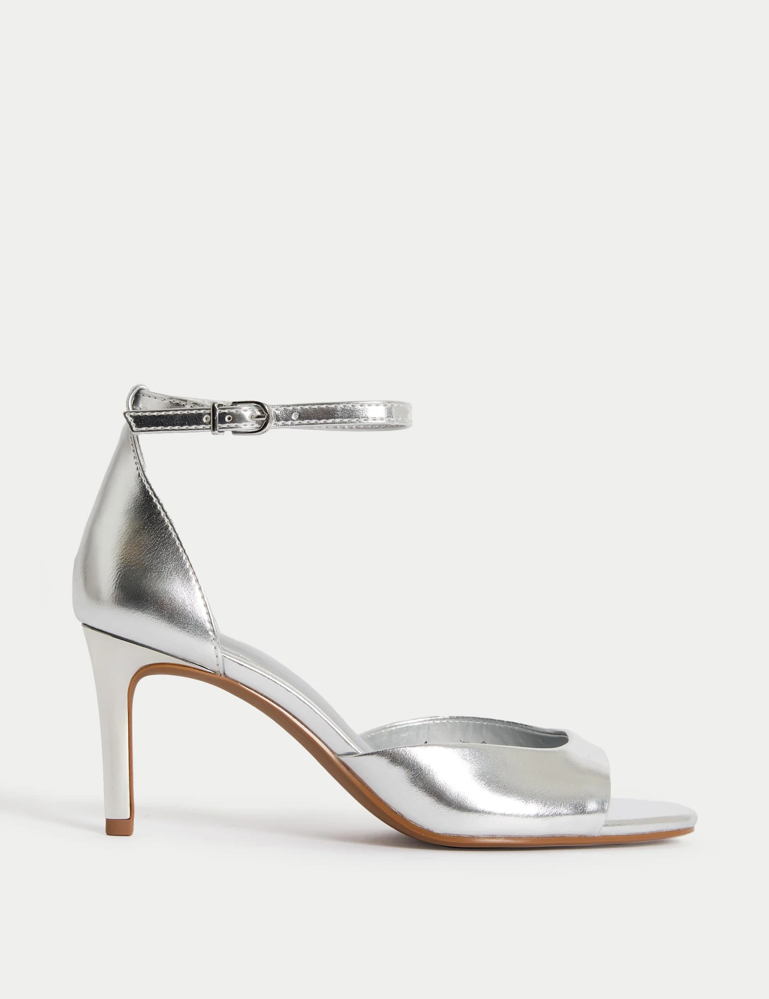 Patent Metallic Buckle Ankle Strap Stiletto Heels 3 Patent Metallic Buckle Ankle Strap Stiletto Heels
