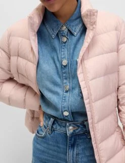 Petite Feather & Down Packaway Puffer Jacket -M&S Petite Feather Down Packaway Puffer Jacket 2