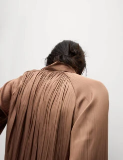 Pleated Collared Shirt -M&S Pleated Collared Shirt 3