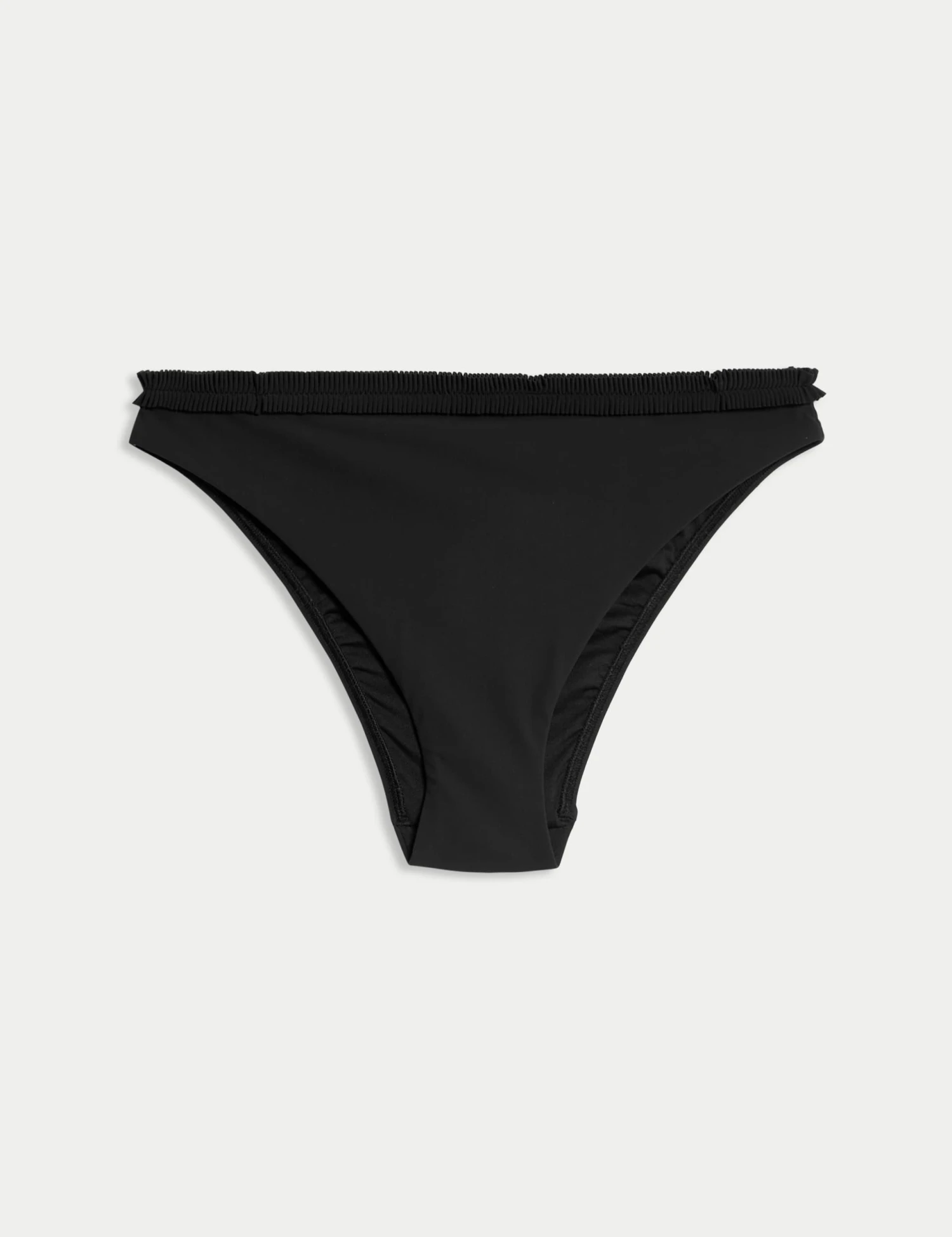 Pleated High Leg Bikini Bottoms 4 Pleated High Leg Bikini Bottoms - Image 2