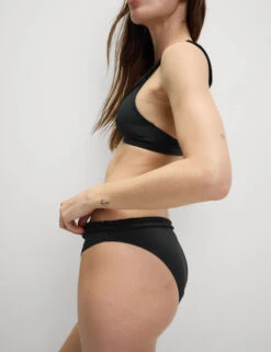 Pleated High Leg Bikini Bottoms 21 Pleated High Leg Bikini Bottoms -M&S Pleated High Leg Bikini Bottoms 2