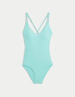 Plunge V-Neck Swimsuit -M&S Plunge V Neck Swimsuit 1