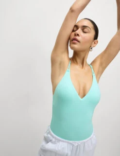 Plunge V-Neck Swimsuit -M&S Plunge V Neck Swimsuit 2