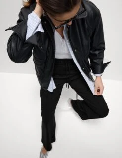 Ponte Utility Wide Leg Trousers -M&S Ponte Utility Wide Leg Trousers 4