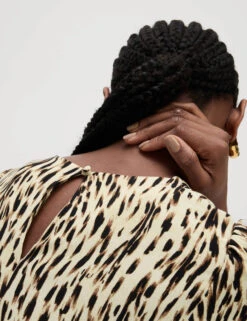 Printed Midaxi Tea Dress -M&S Printed Midaxi Tea Dress 4