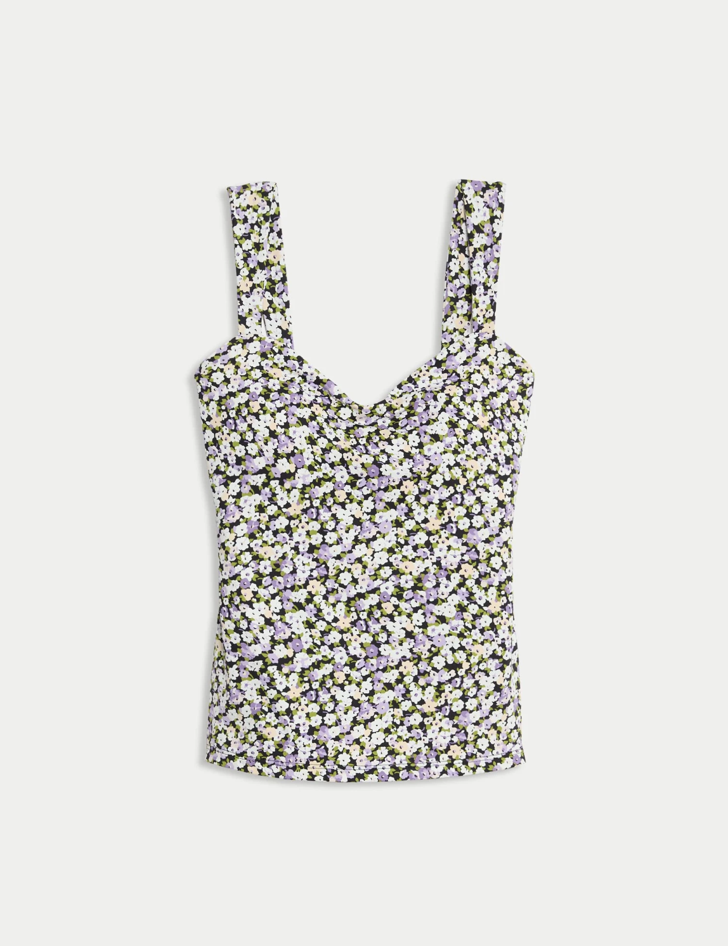 Printed Tummy Control Sweetheart Tankini 4 Printed Tummy Control Sweetheart Tankini - Image 2