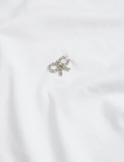 Pure Cotton Bow Detail Embellished Top -M&S Pure Cotton Bow Detail Embellished Top 5