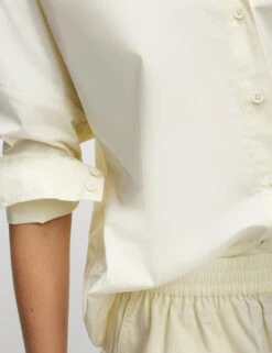 Pure Cotton Collared Button Through Oversized Shirt -M&S Pure Cotton Collared Button Through Oversized Shirt 2