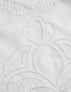 Pure Cotton Embroidered Crew Neck Blouse 17 Pure Cotton Embroidered Crew Neck Blouse -M&S Pure Cotton Embroidered Crew Neck Blouse 4