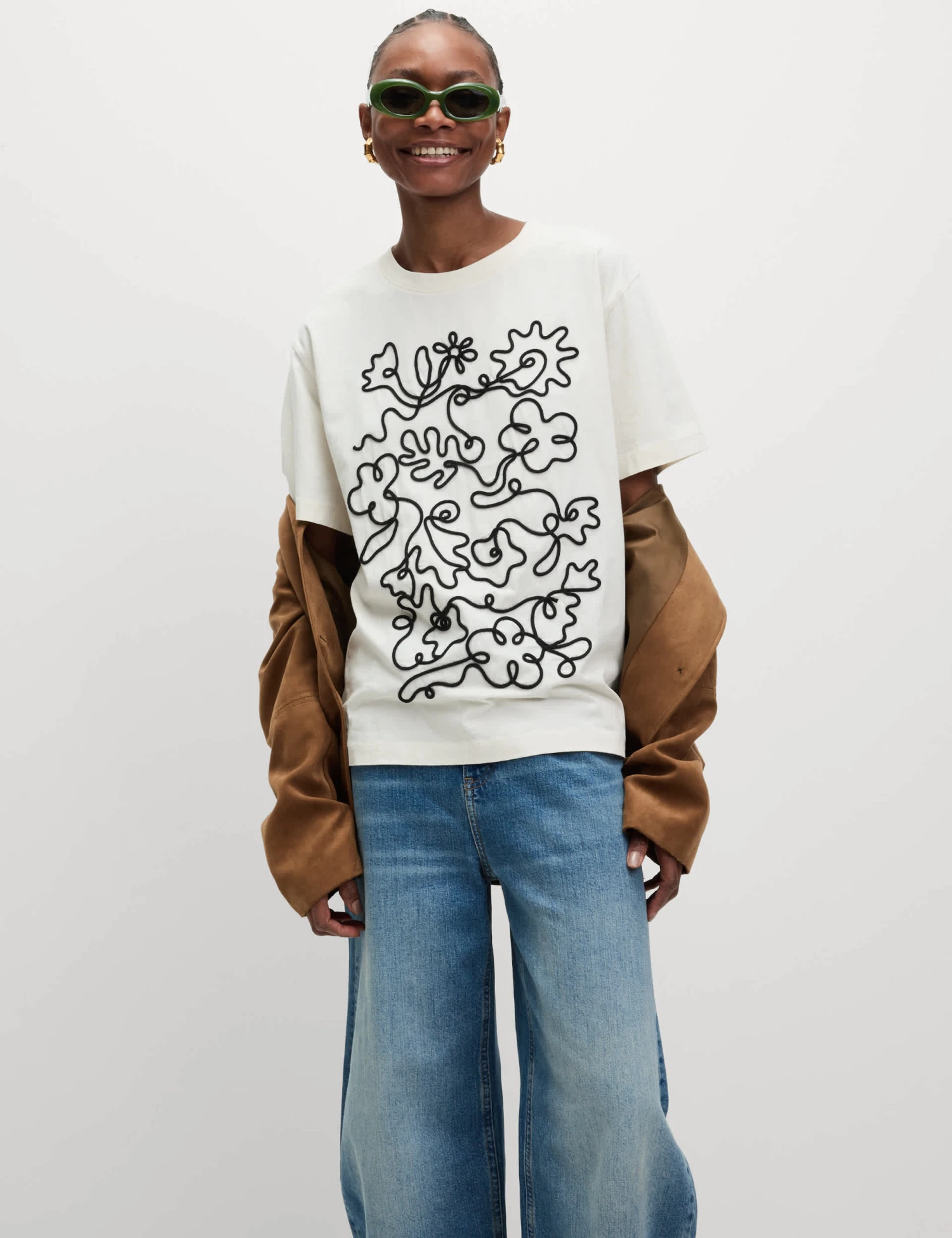 Pure Cotton Graphic Oversized T-Shirt 3 Pure Cotton Graphic Oversized T-Shirt
