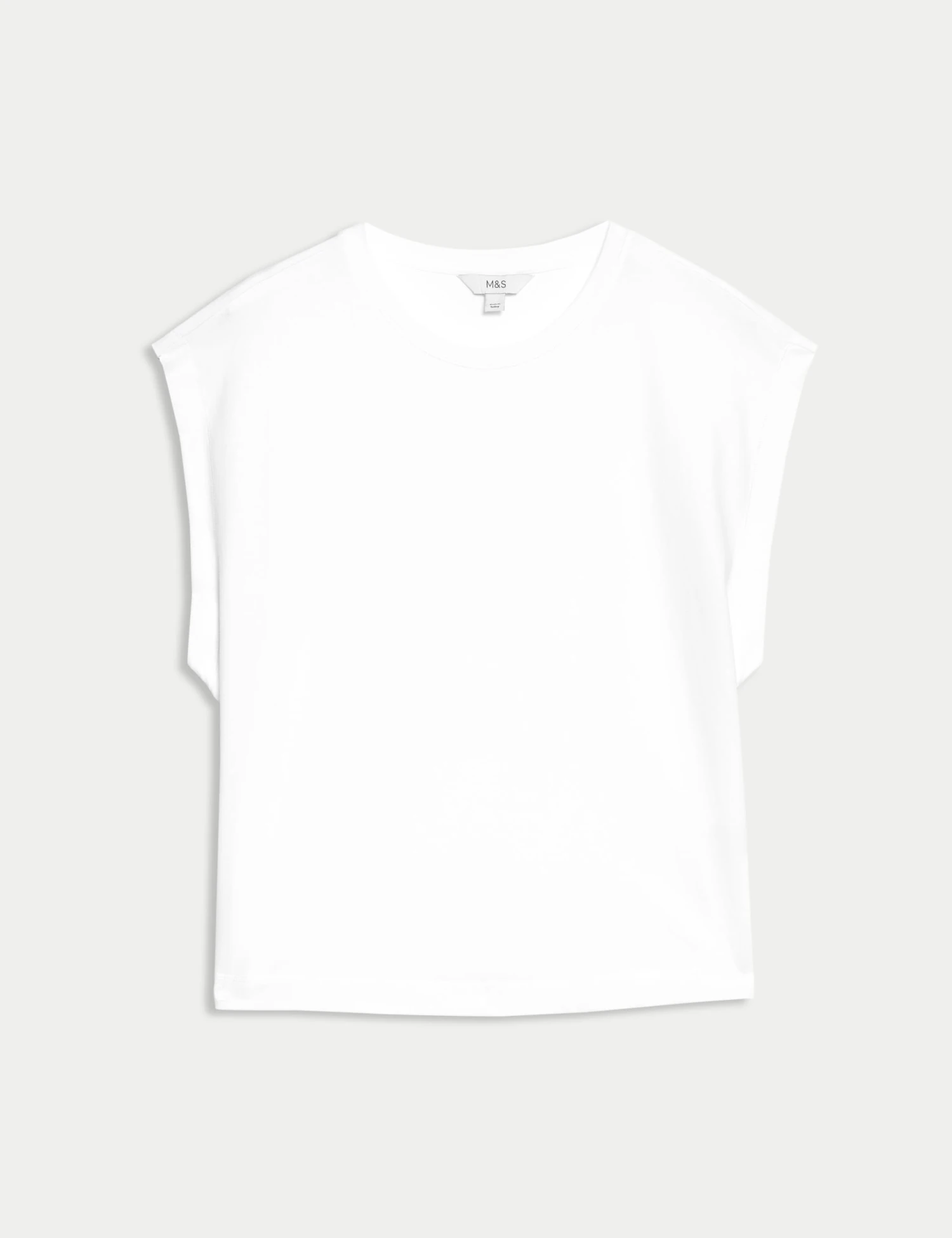 Pure Cotton Oversized Cap Sleeve T-Shirt 4 Pure Cotton Oversized Cap Sleeve T-Shirt - Image 2