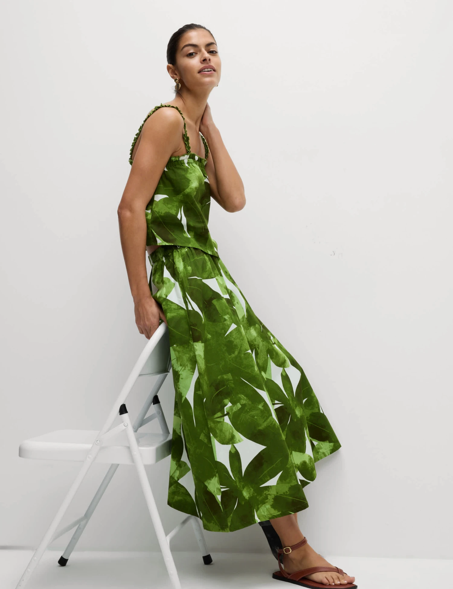 Pure Cotton Printed Strappy Vest 7 Pure Cotton Printed Strappy Vest - Image 5