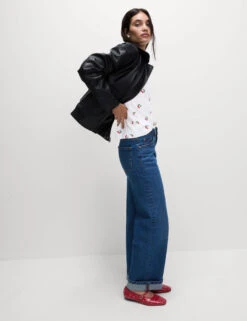 Pure Cotton Printed T-Shirt -M&S Pure Cotton Printed T Shirt 3