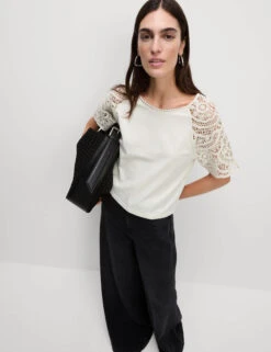 Pure Cotton Regular Fit T-Shirt 24 Pure Cotton Regular Fit T-Shirt -M&S Pure Cotton Regular Fit T Shirt 2