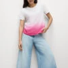 Pure Cotton Tie Dye Ombre Tee 2 Pure Cotton Tie Dye Ombre Tee -M&S Pure Cotton Tie Dye Ombre Tee