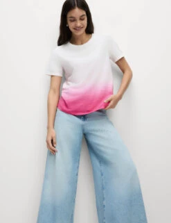 Pure Cotton Tie Dye Ombre Tee