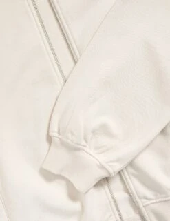 Pure Cotton Zip Through Sweatshirt -M&S Pure Cotton Zip Through Sweatshirt 5