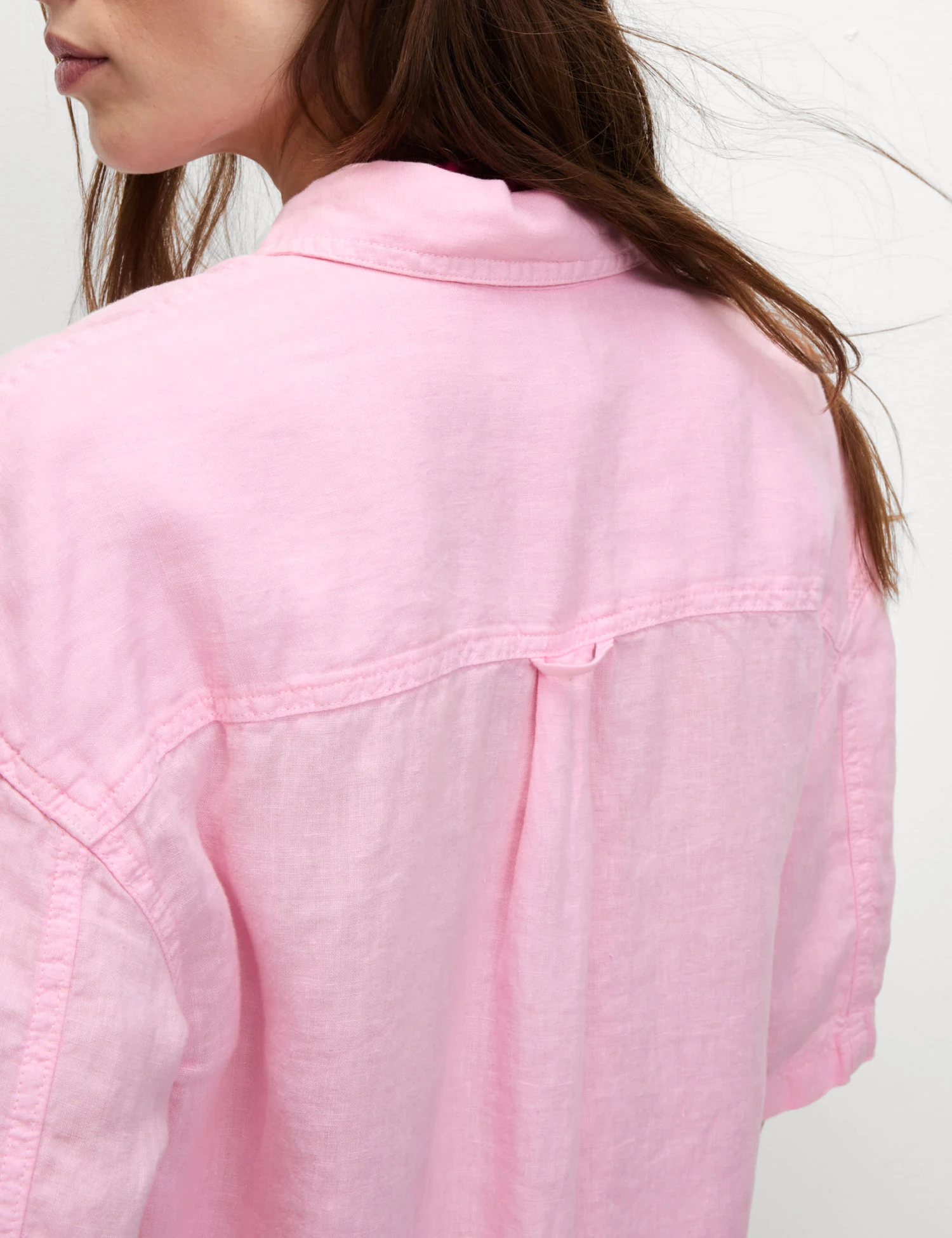 Pure Linen Collared Relaxed Shirt 8 Pure Linen Collared Relaxed Shirt - Image 6