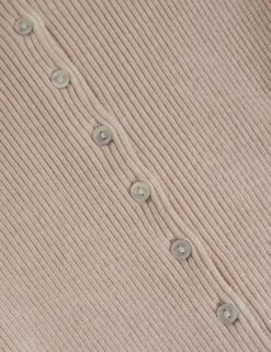 Ribbed Crew Neck Cardigan -M&S Ribbed Crew Neck Cardigan 6