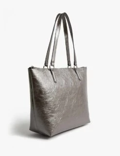 Faux Leather Croc Effect Tote Bag -M&S SD 01 T01 1027C PM X EC 3