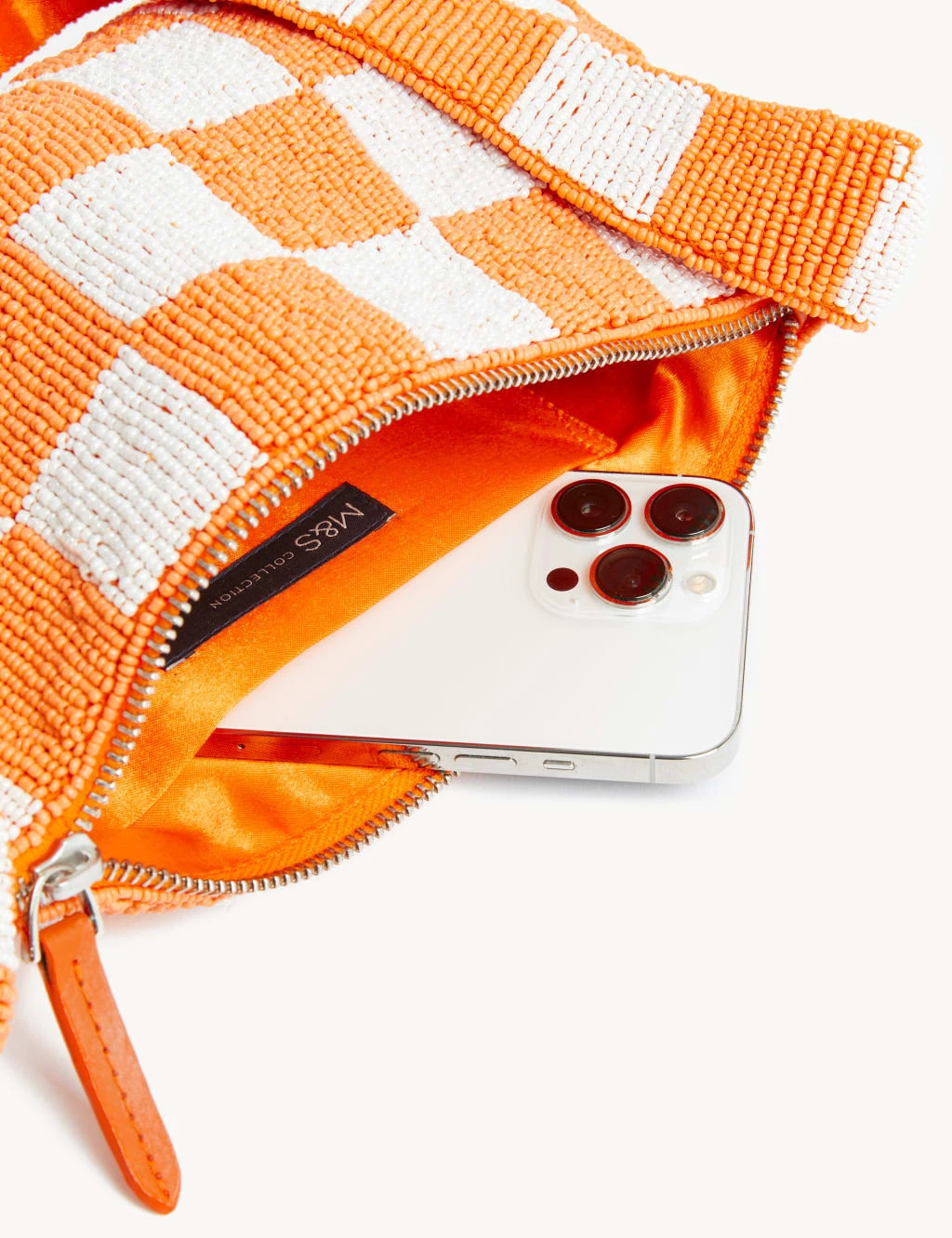 Beaded Striped Underarm Shoulder Bag 5 Beaded Striped Underarm Shoulder Bag - Image 3