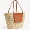 Straw Striped Tote Bag -M&S SD 01 T01 1123Y V0 X EC 90