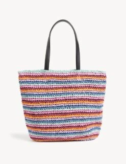 Straw Woven Tote Bag