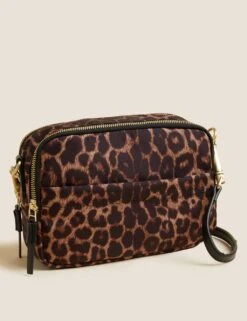 Zip Around Cross Body Camera Bag